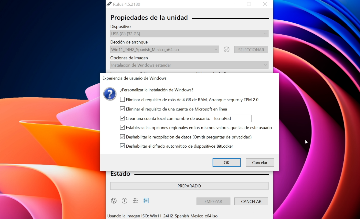 Cómo Instalar Windows 11 24H2 sin Cuenta Microsoft y sin Conexión a