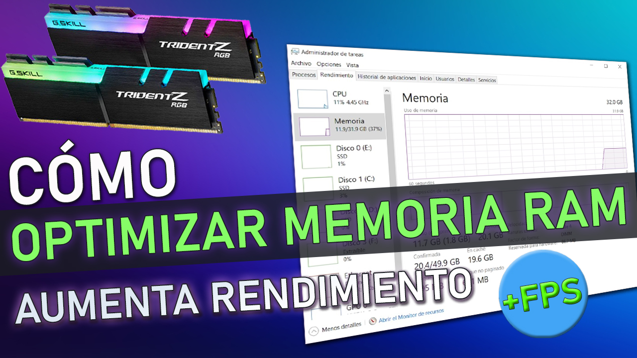 Mal humor Humildad Librería Cómo Optimizar la Memoria RAM de tu PC 2022 ⚡ Mejora Rendimiento Gratis -  TecnoRed.org