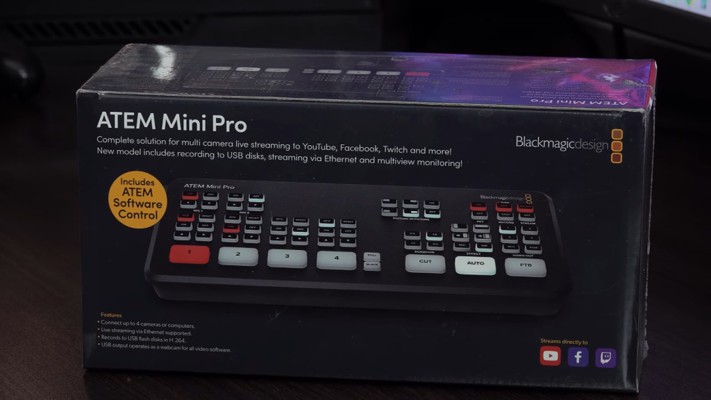 caja del ATEM Mini Pro