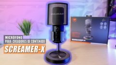 COUGAR SCREAMER-X- Un Micrófono de Estudio Versátil para Streamers y Podcasters