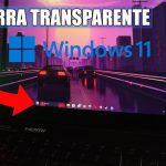 Cómo poner Barra de Tareas en Transparente en Windows 11 2025