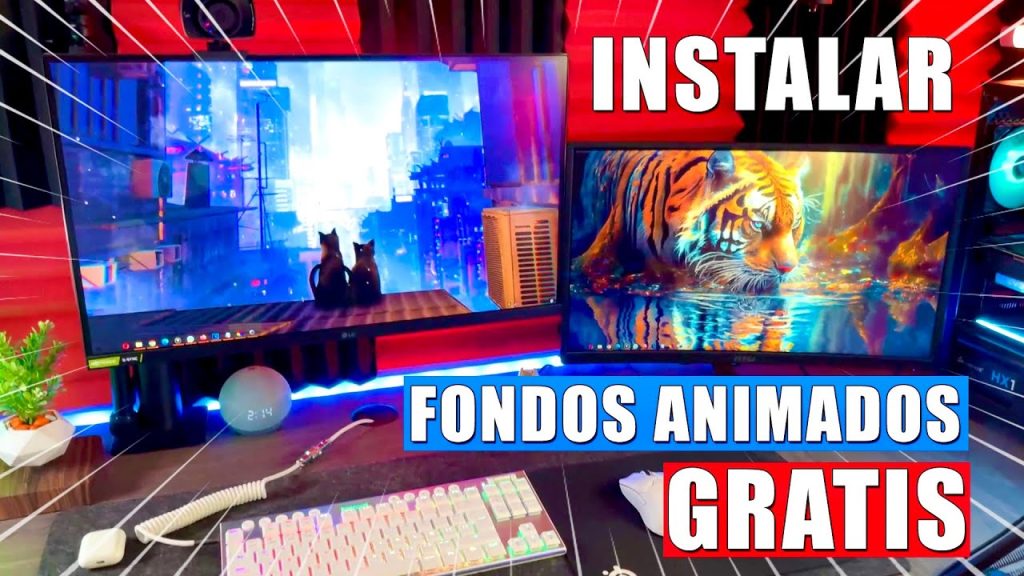 Cómo Instalar FONDOS ANIMADOS Gratis en Windows  WALLPAPERS ANIMADOS