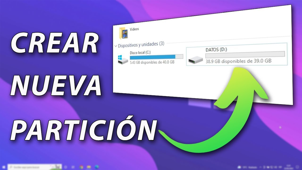 Cómo Crear Particiones en Windows 10 y Windows 11 (2025) - TecnoRed.org