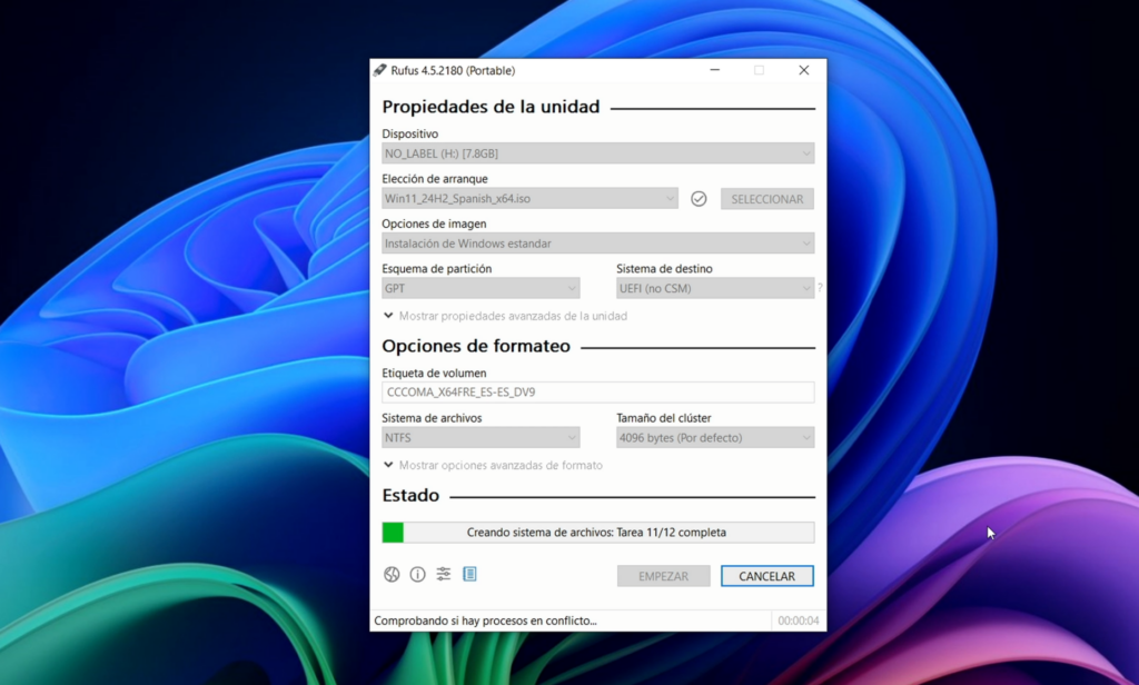 Crear un USB booteable