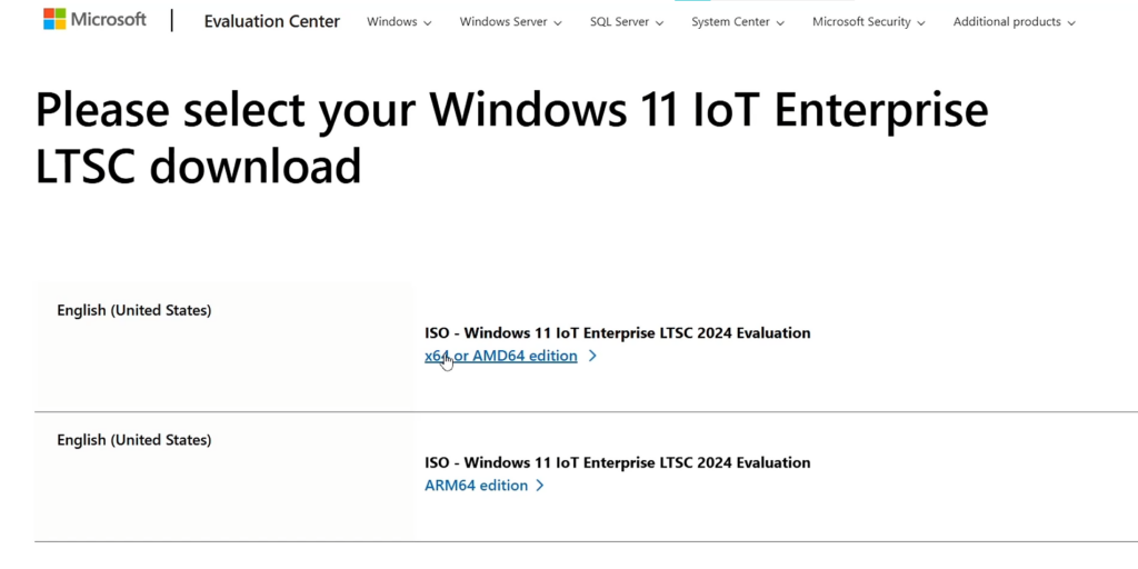 Descargar Windows 11 IoT LTSC