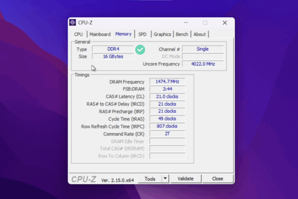 Identifica el tipo exacto de memoria RAM con CPU-Z