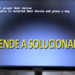 Solución paso a paso al error Reboot and Select Proper Boot Device