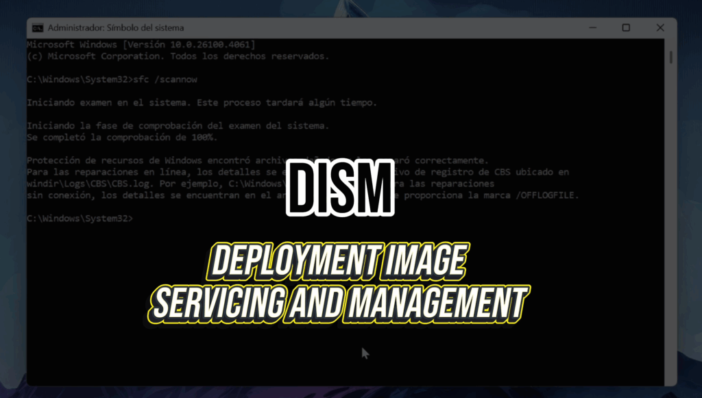 Usar DISM para reparar la imagen de Windows