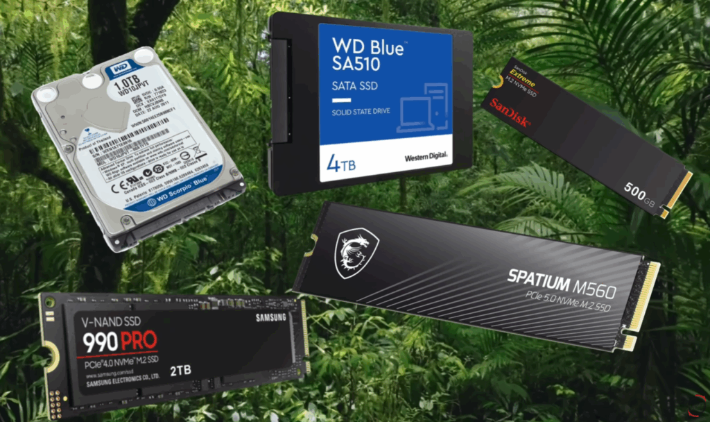 Guía Completa para Elegir un SSD en 2025: Diferencias entre SATA, M.2 y NVMe
