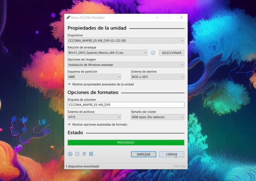 Finalizar el proceso