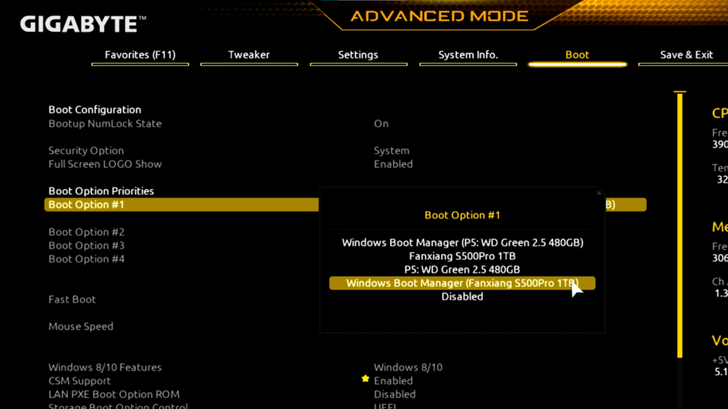 Configurar el Arranque en la BIOS