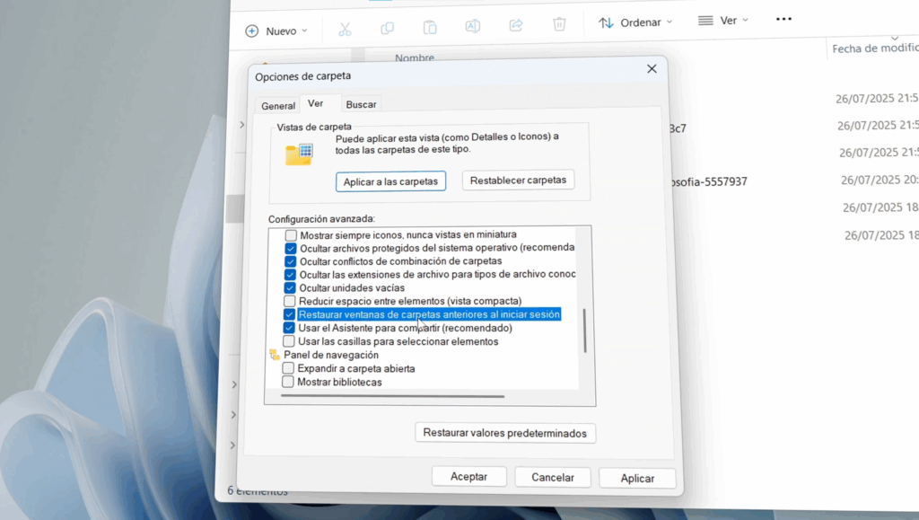 Ver archivos recientes, favoritos y compartidos desde la pantalla de inicio.