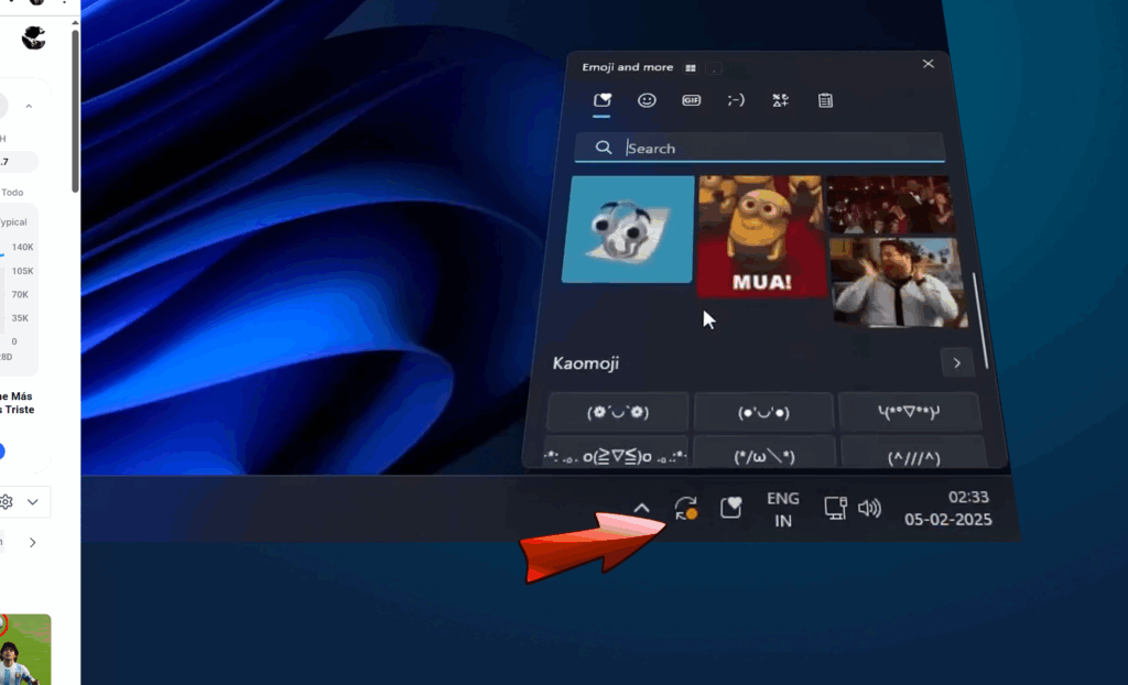 Nuevo Acceso al Panel de Emojis