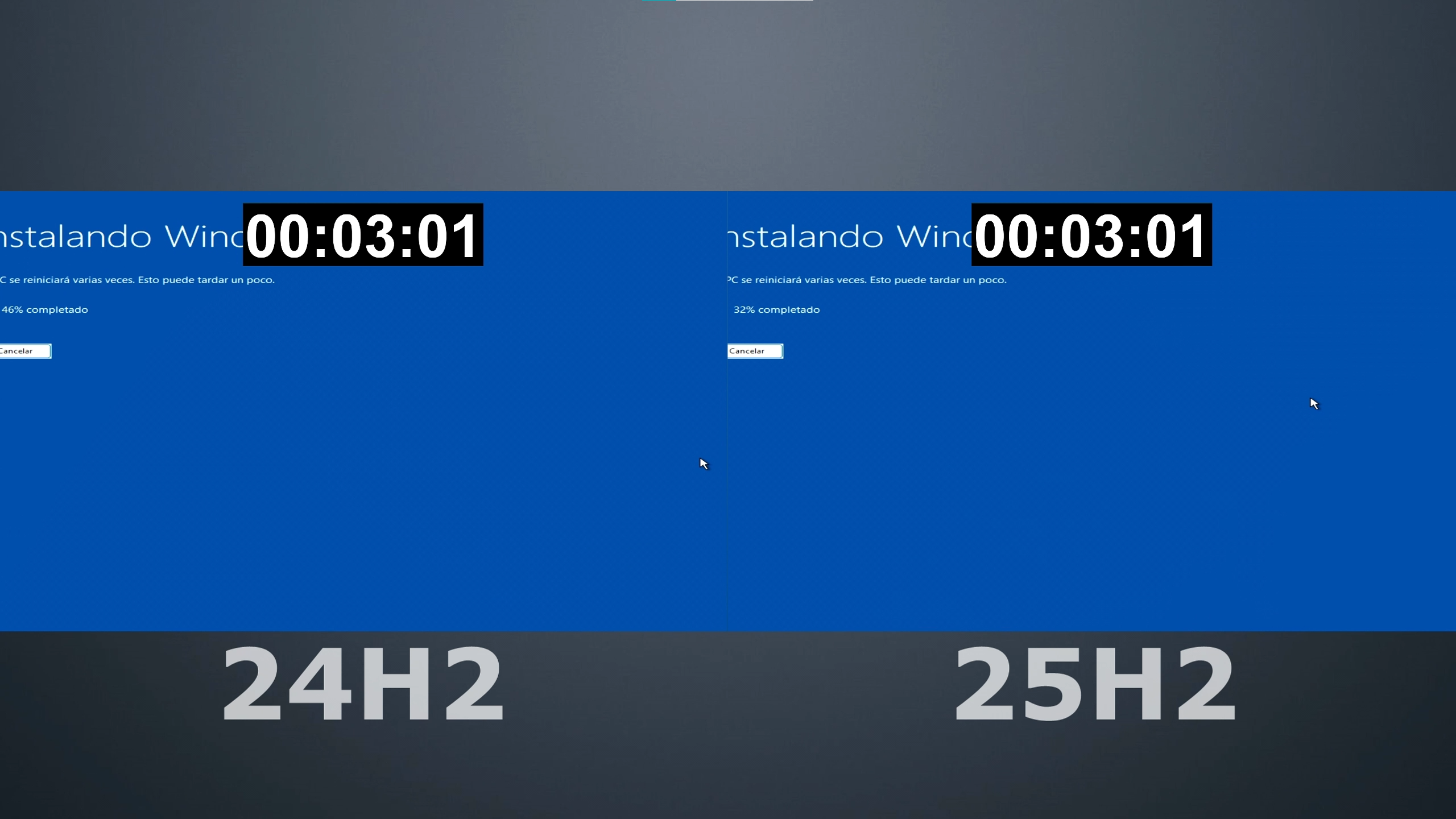 Instalación de Windows 11 24H2 y 25H2