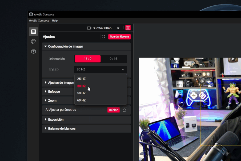 YoloCam S3 grabacion calidad