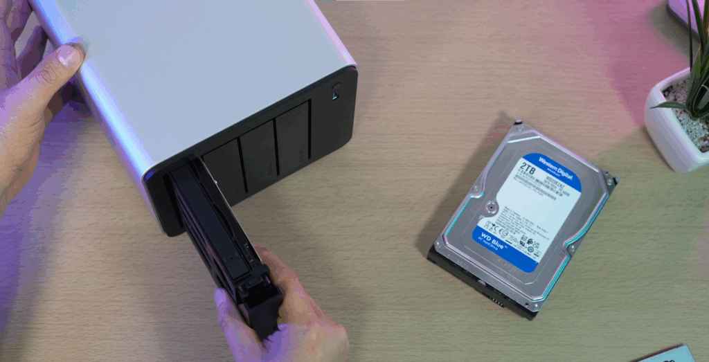 Instalar este NAS es sorprendentemente fácil