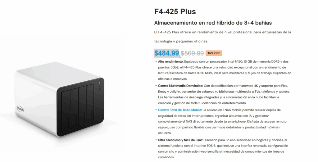 Precio y disponibilidad