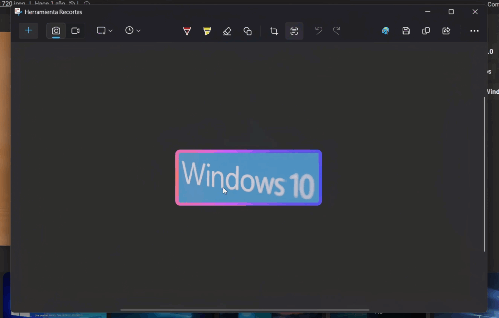OCR integrado en Recortes (extraer texto de imágenes)