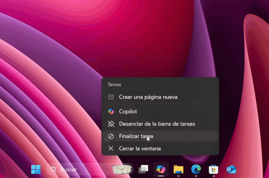 Abrir programas de la barra de tareas con el teclado