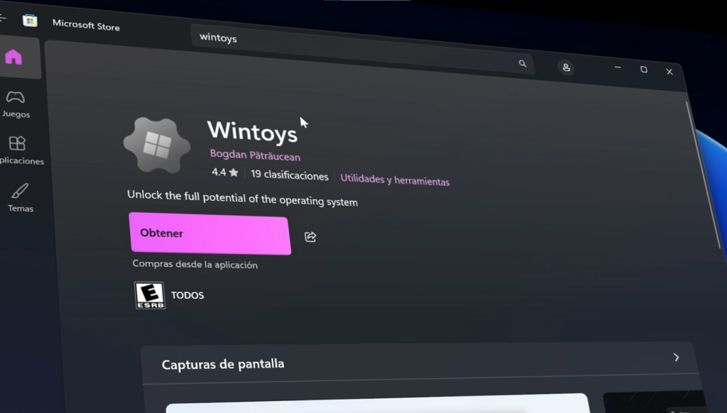 Qué es WinToys y por qué vale la pena usarla