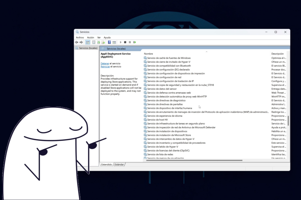 ⚙️ Acceder a la Configuración de Servicios
