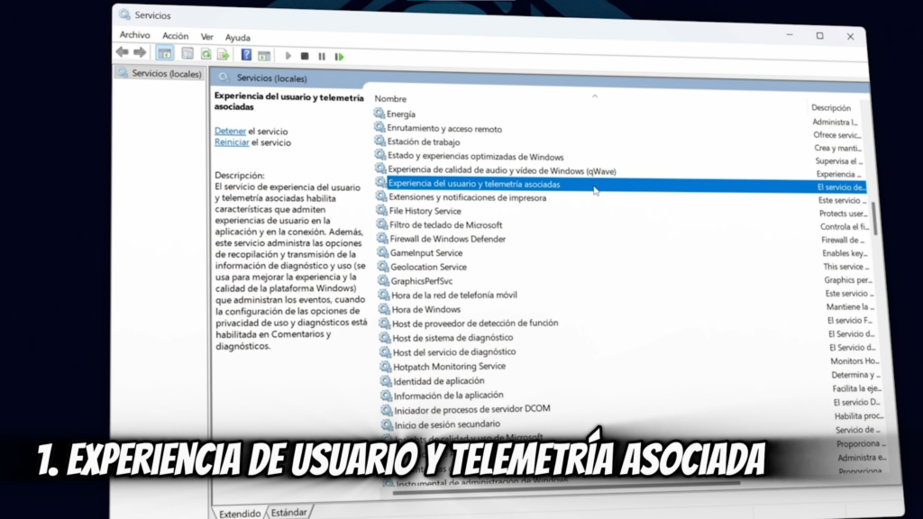Servicio 1: Telemetría 