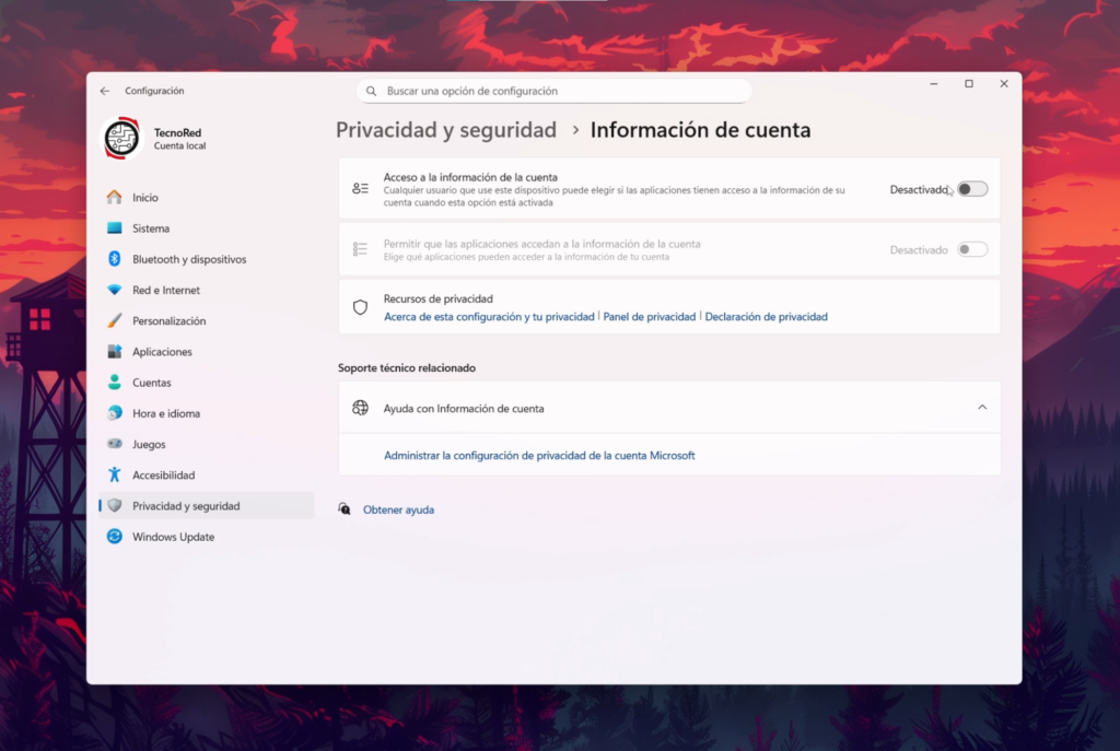 Ajuste Extra: Bloquea el Acceso a Tu Información de Cuenta