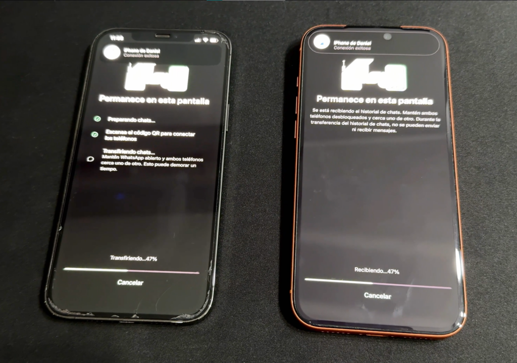 Paso 4: Esperar la Transferencia