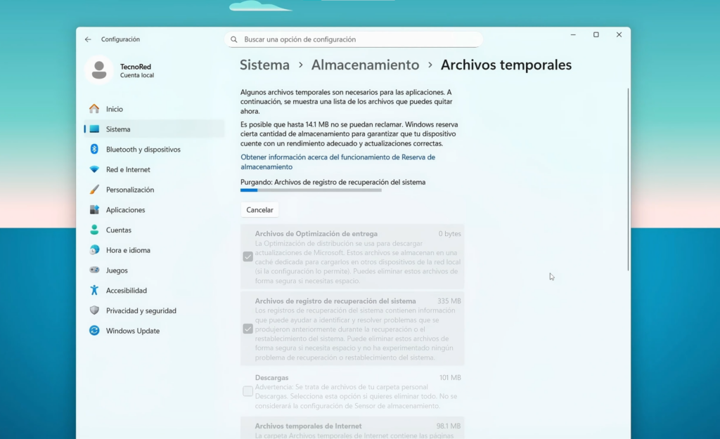 Limpieza de archivos temporales: el primer paso para recuperar fluidez