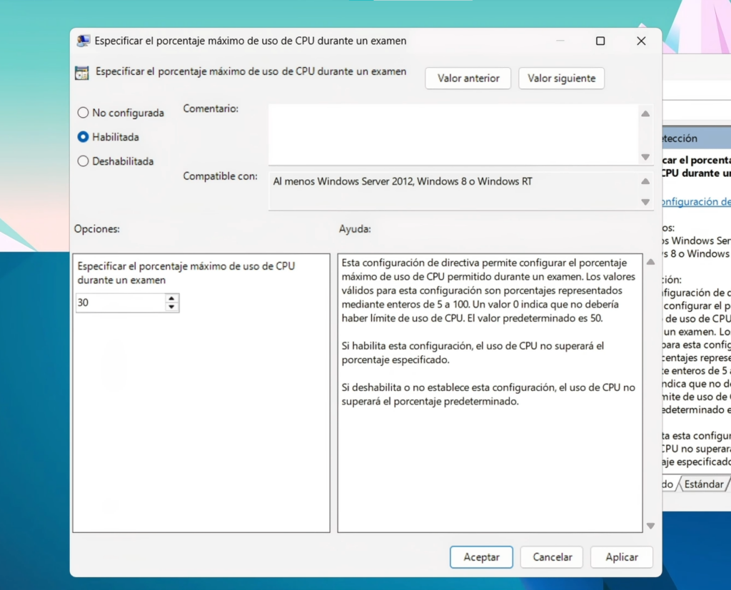 Ajuste extra: limitar el uso de CPU del antivirus (opcional)