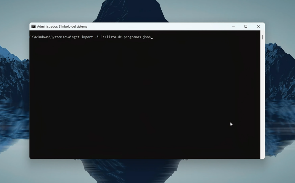 El truco más potente: exportar tu lista de programas