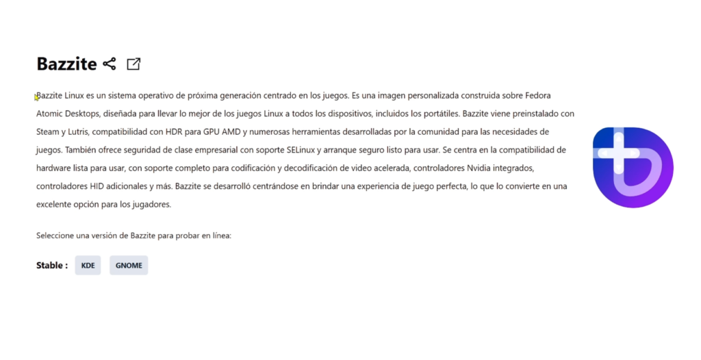 Elegir la distribución que quieres probar