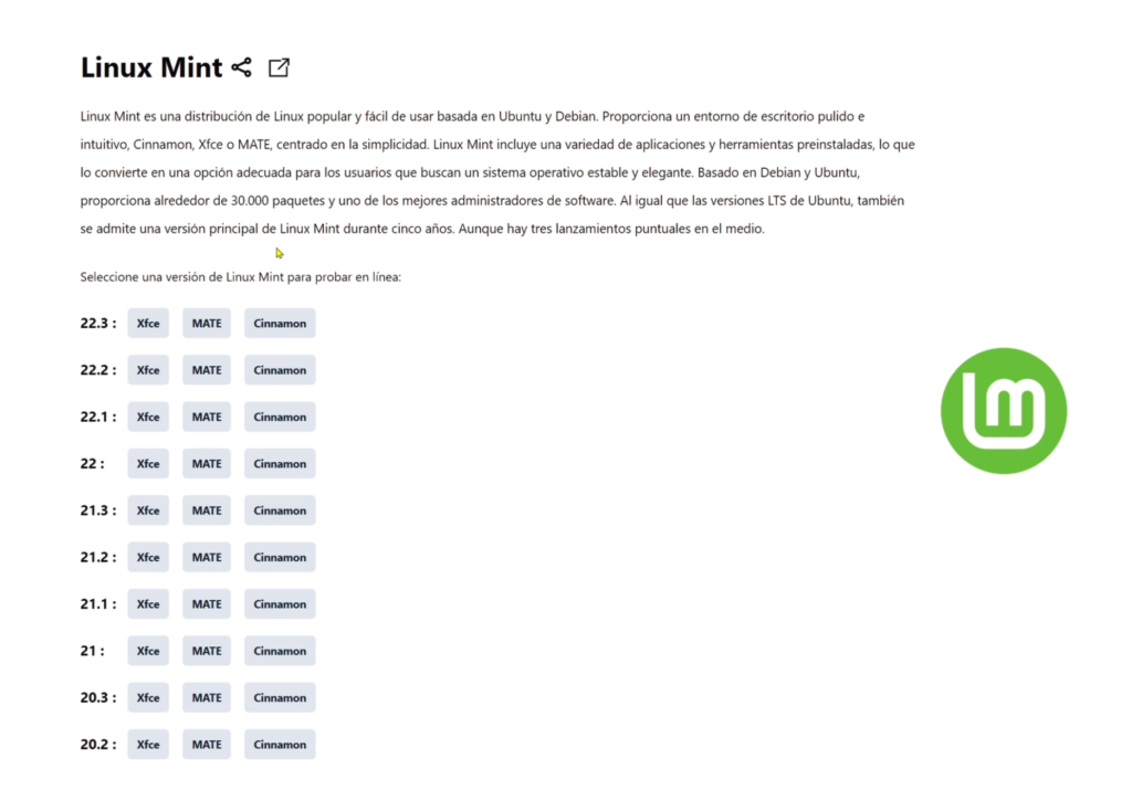Probar varias distribuciones y comparar escritorios