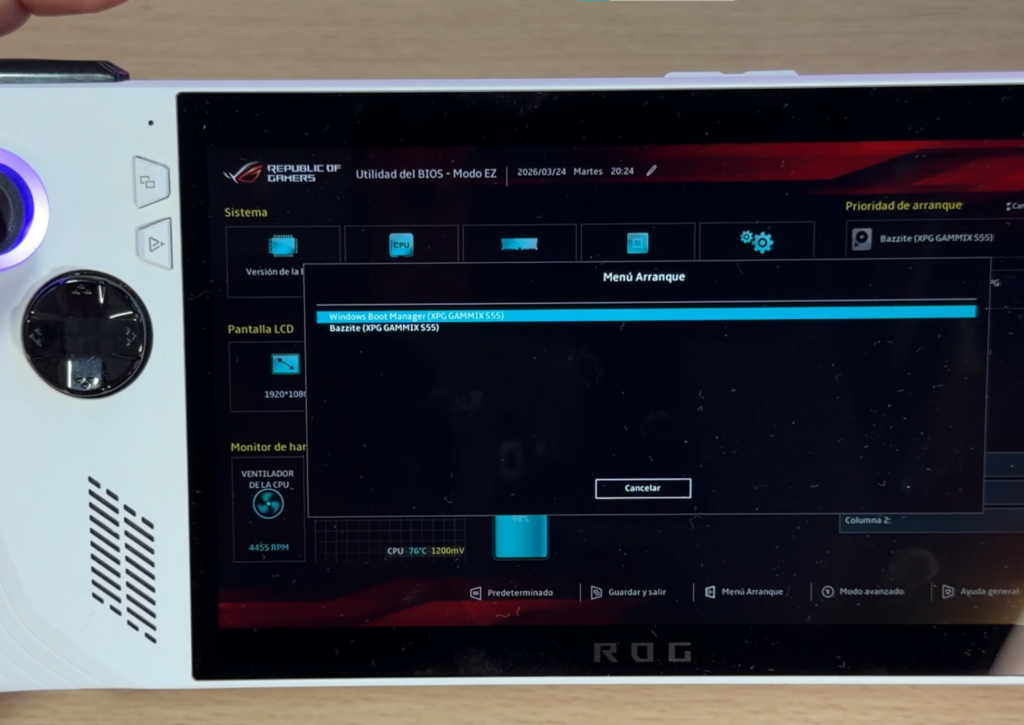 Qué pasa con Windows después de instalar Bazzite