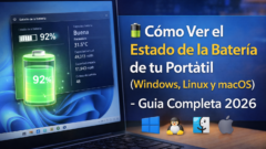 🔋 Cómo Ver el Estado de la Batería de tu Portátil (Windows, Linux y macOS) – Guía Completa 2026