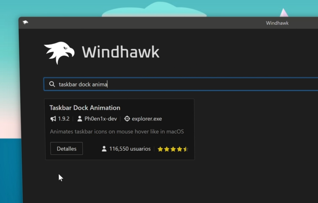 Cómo añadir una animación tipo dock a los iconos