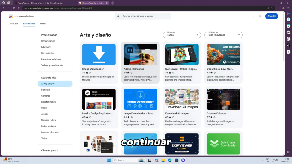 Basado en Chromium: compatibilidad total con extensiones