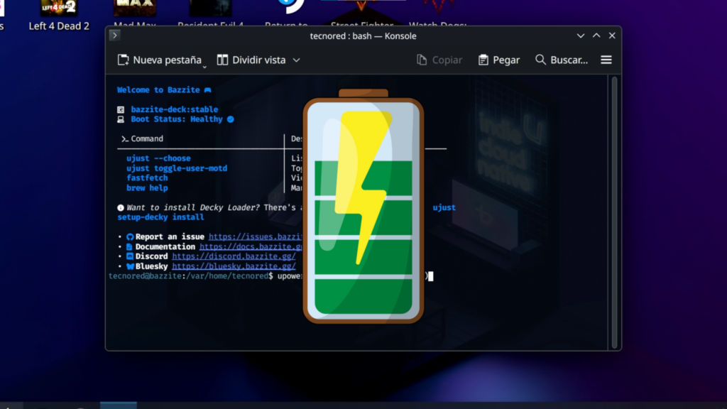 Cómo ver el estado de la batería en Linux