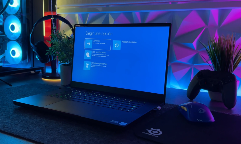 Paso 1: Entrar al entorno de recuperación de Windows