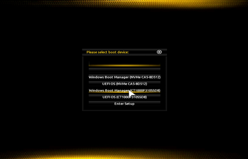 Paso 9: Iniciar desde el nuevo disco