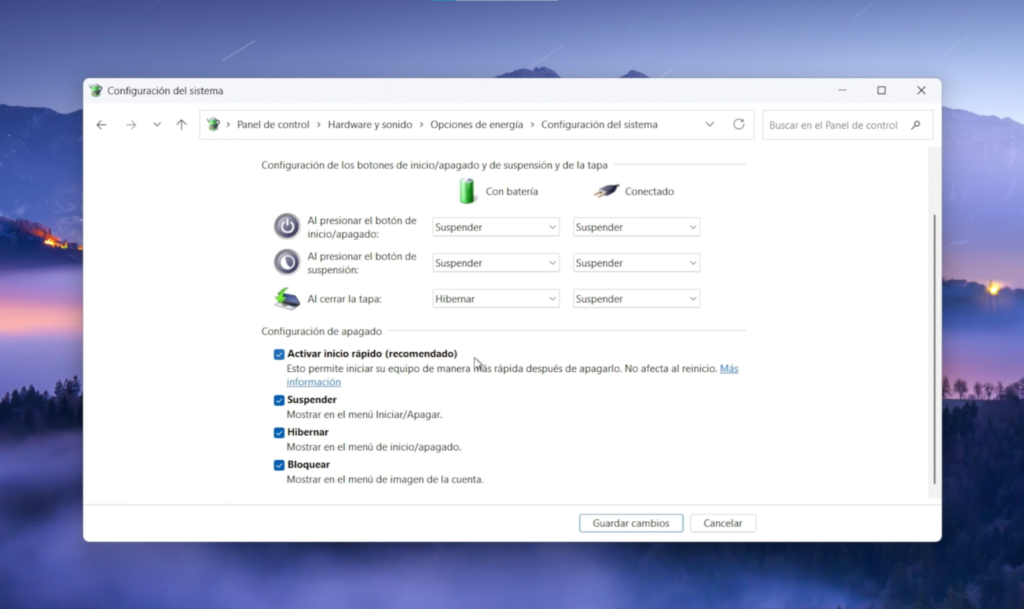 La razón: Inicio rápido de Windows