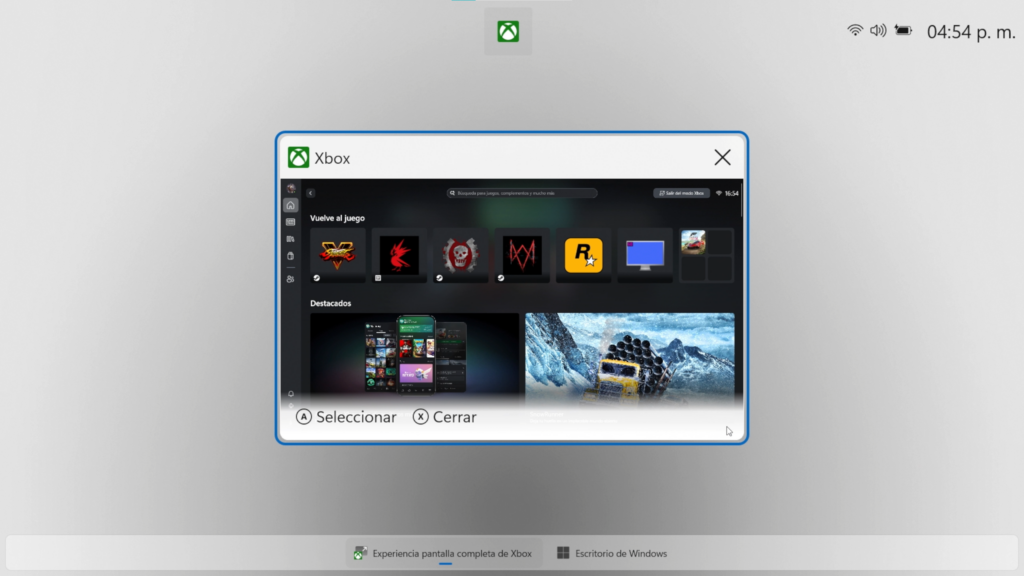 La experiencia: Windows ahora sí se siente más consola