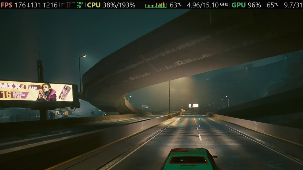 Qué significa cada métrica del overlay