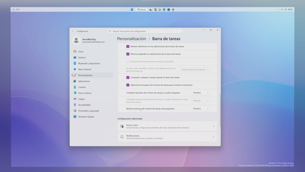 Microsoft también está recuperando los iconos pequeños