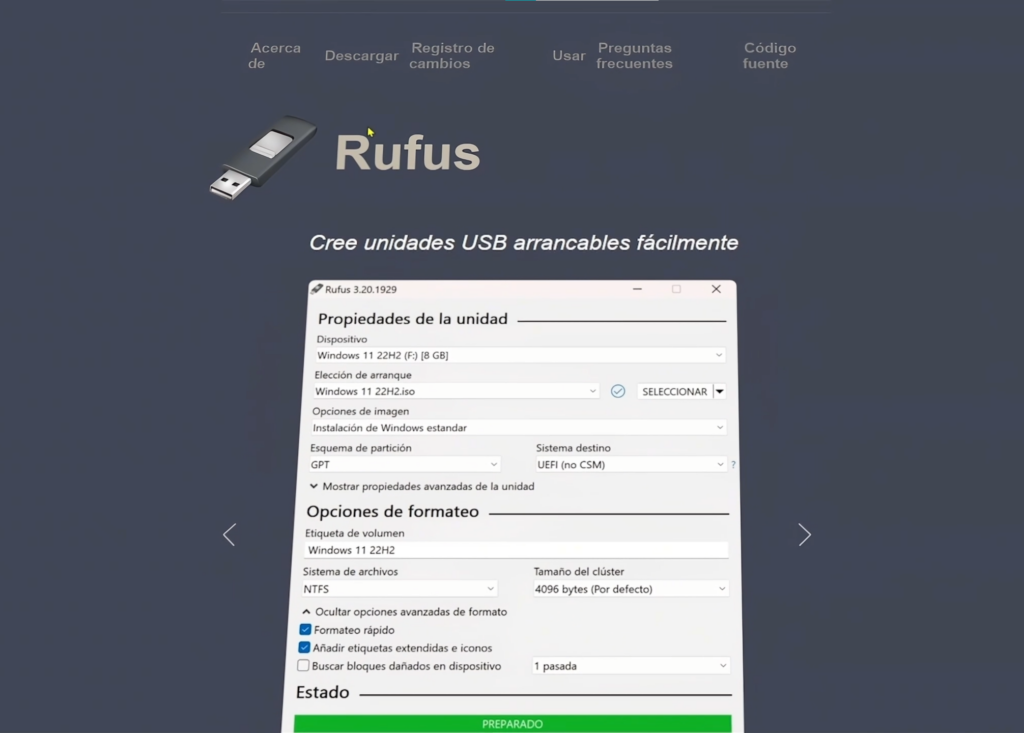 Cómo descargar Rufus 4.14 y la ISO oficial de Windows 11
