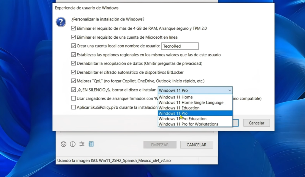 La gran novedad: la instalación silenciosa de Windows 11