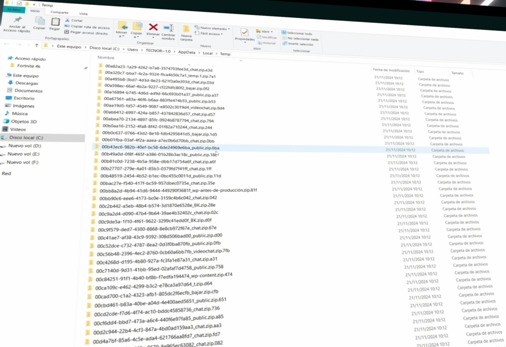 Eliminar archivos temporales del usuario y del sistema