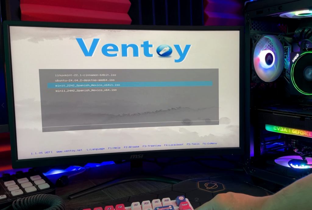 Cómo Tener Windows, Linux y Herramientas de Rescate en un Solo USB con Ventoy