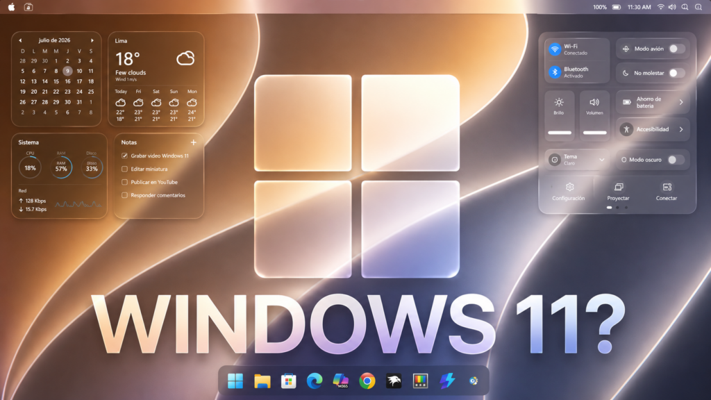 Transforma tu Windows 11 en macOS Golden Gate