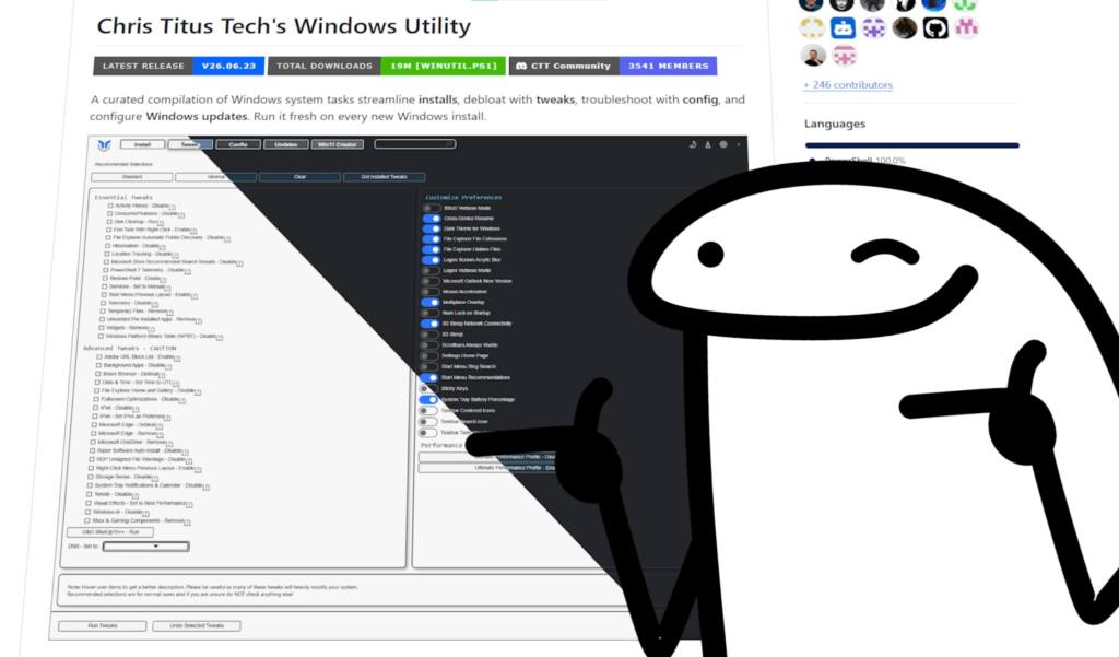 WinUtil: la herramienta que permite crear una ISO optimizada